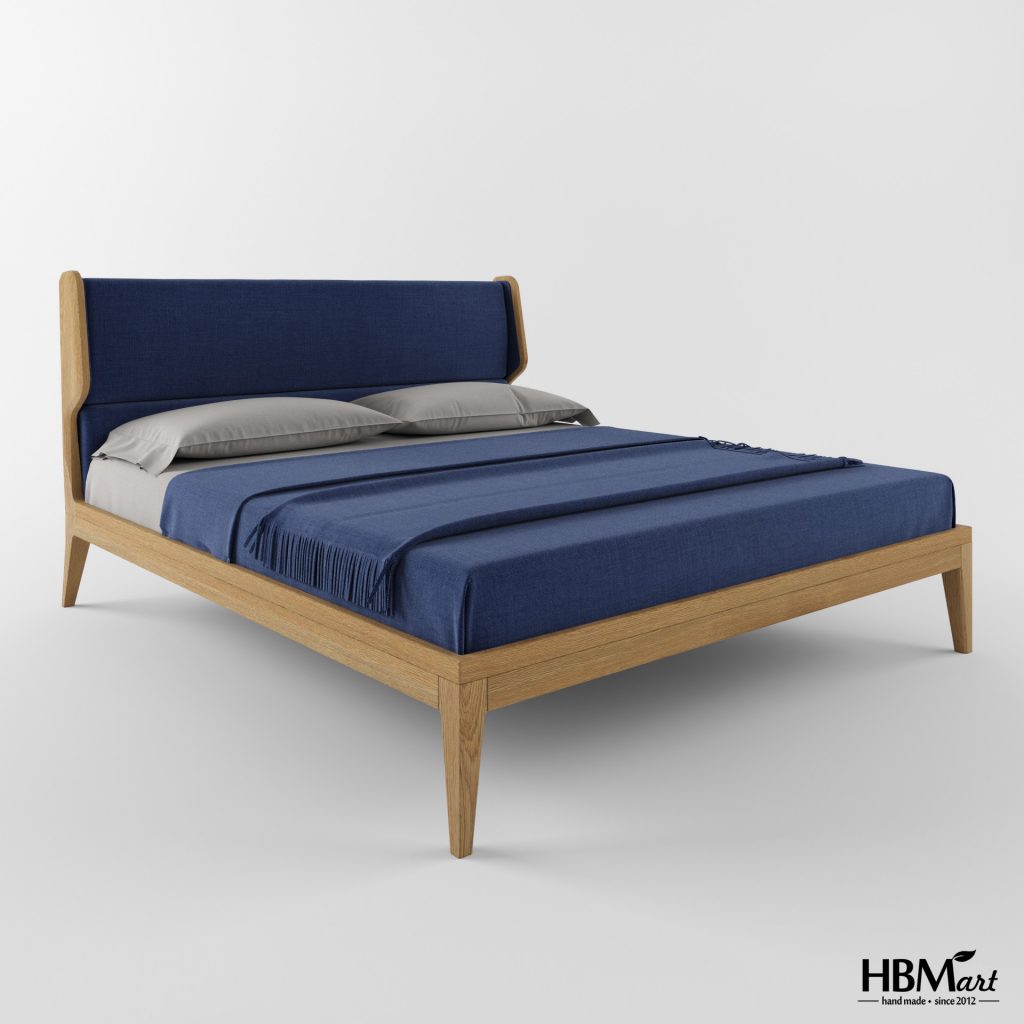 двуспальная кровать из дуба DIABLO от HBMart