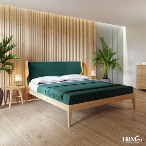 двуспальная кровать из массива дуба DIABLO от HBMart