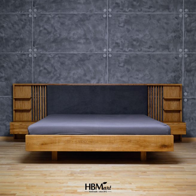 Дубовая кровать GRAFIN от интернет-магазина HBMart