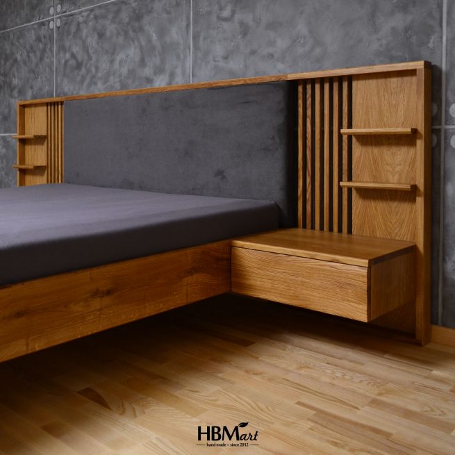 Кровать из массива дуба от интернет-магазина HBMart