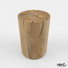 пуф з натурального дубу