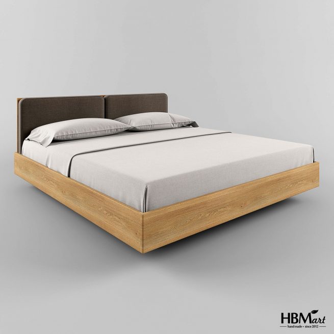 Кровать MINIMAL из массива дуба от HBMart. Изготавливаем под заказ из натурального дуба.