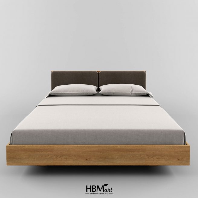 Кровать MINIMAL из массива дуба от HBMart. Изготавливаем под заказ из натурального дуба.