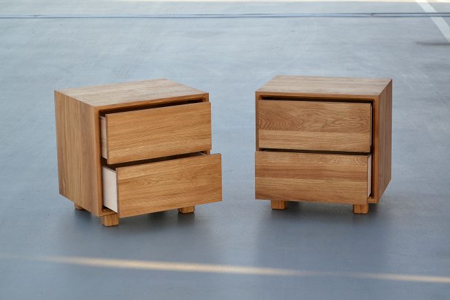 Приліжкова тумба OPUIM-S з масиву дуба від HBMart