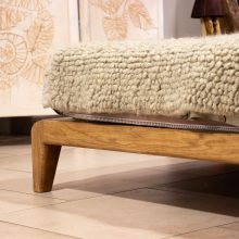 Двуспальная кровать BORA из массива дуба